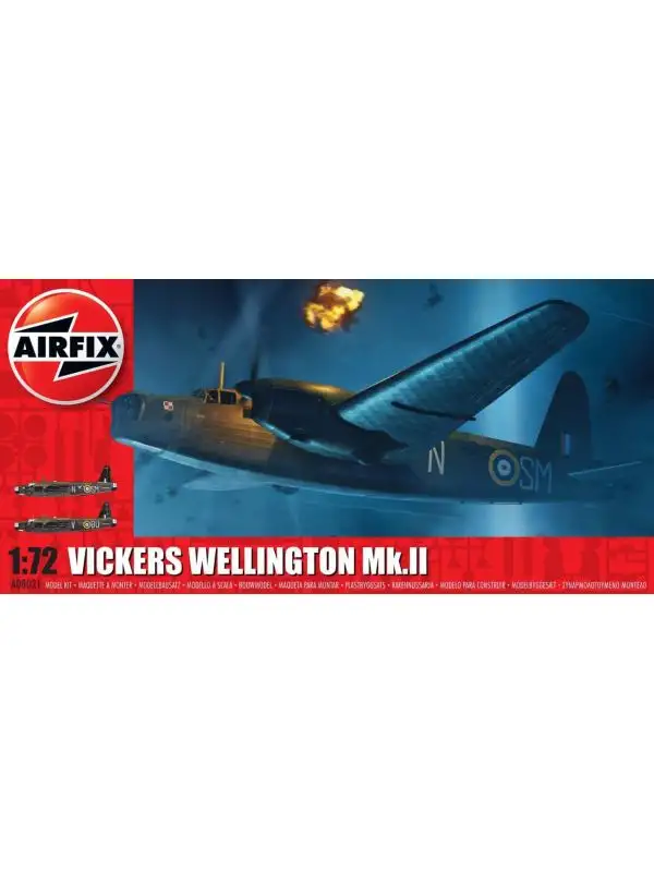 Airfix A08021 Vickers Wellington Mk II 1/72 Scale Plastic Model Kit