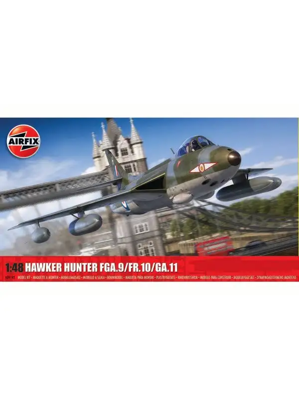 Airfix A09192 Hawker Hunter FGA9 FR10 GA11 1/48 Scale Plastic Model Kit