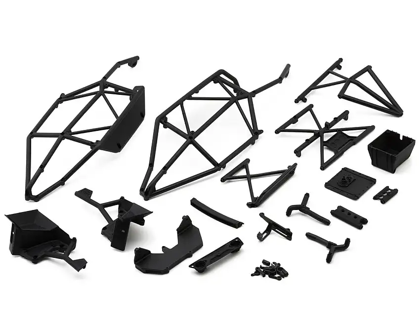 Axial Cage Set, Complete, Black: Capra 4WS UTB