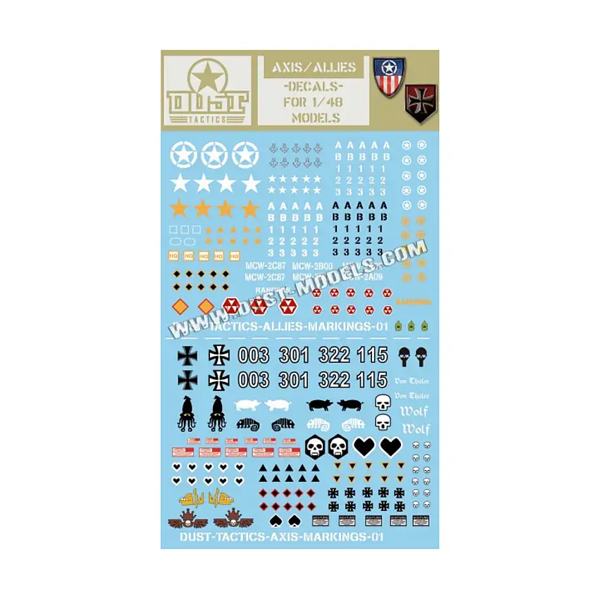 Axis/Allies Decals (10)