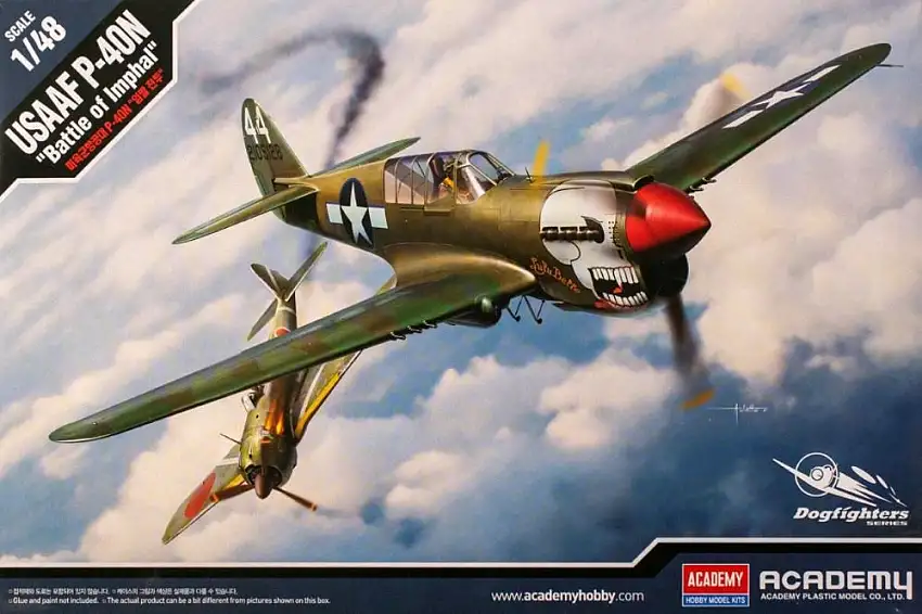Academy 12341 1/48 P40N USAAF Fighter Battle of Imphal