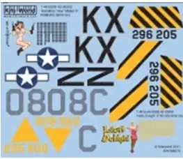 Warbird Decals Kits World 148070 1/48 B26 Hamilton Hey Maker II, Idiot's Delight