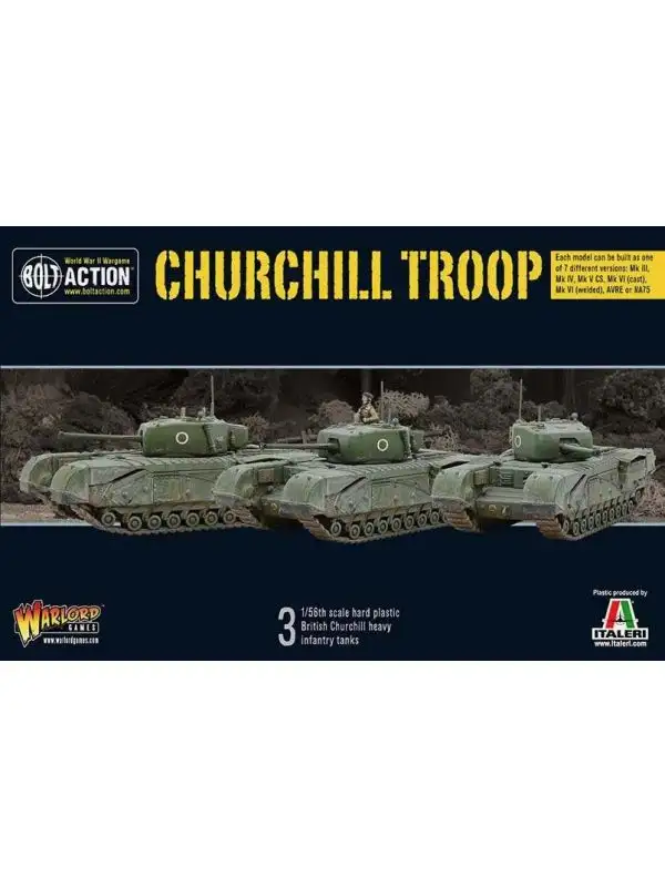 Bolt Action British Churchill Tank Troop