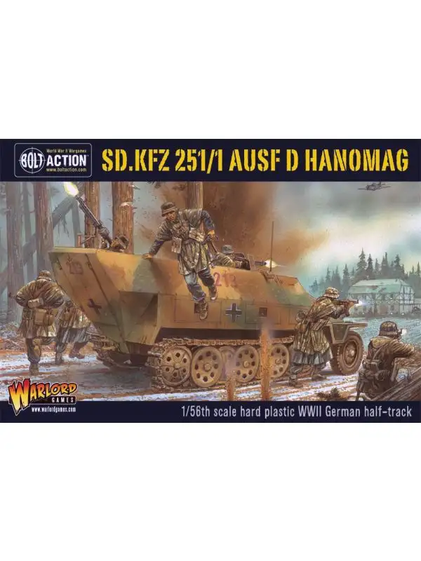 Bolt Action German Sd.Kfz. 251/1 Hanomag Half-Track