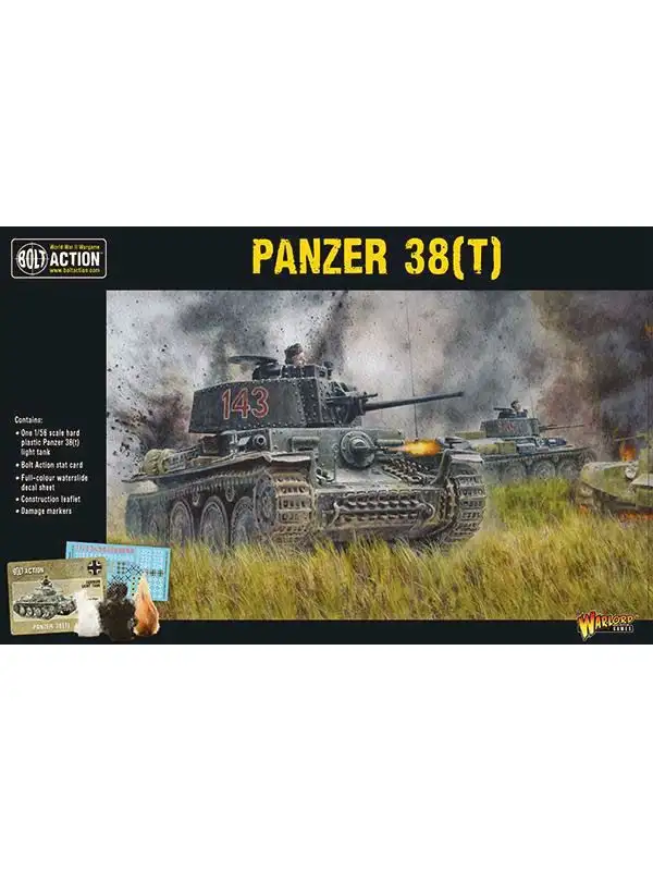 Bolt Action German Panzer 38(t) Tank