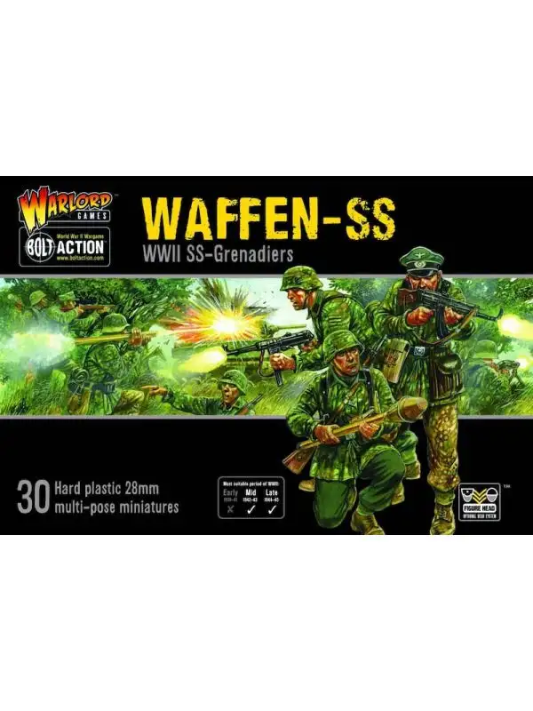 Bolt Action German Waffen-SS WWII Grenadiers Multipose Figures