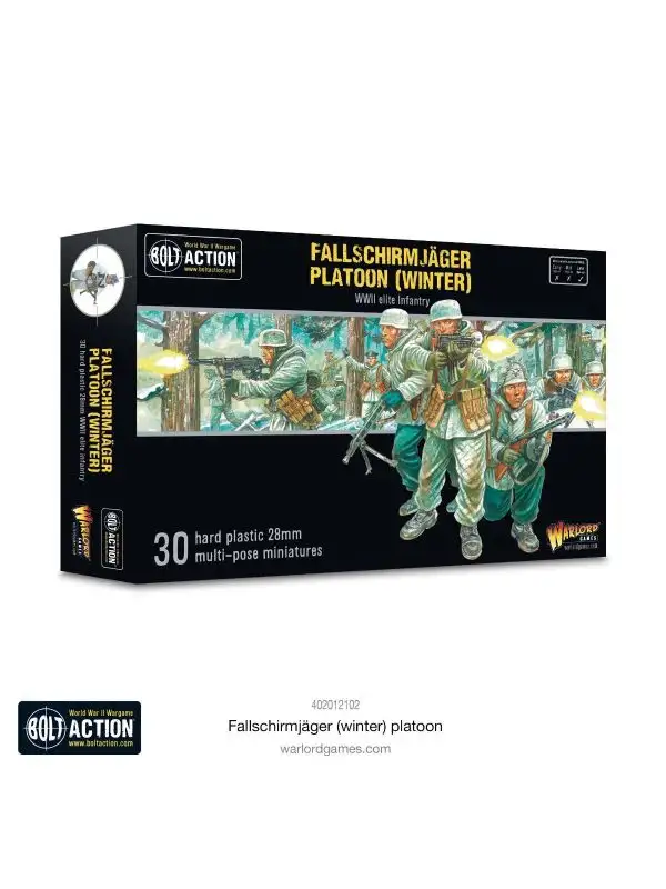 Bolt Action German Fallschirmjager Platoon Multipose Figures