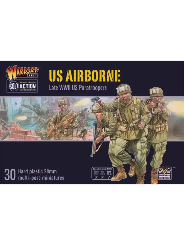 Bolt Action US Airborne Multipose Figures