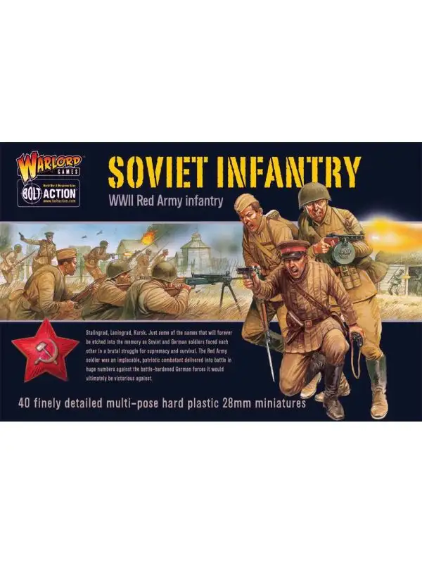 Bolt Action Soviet Infantry Multipose Figures