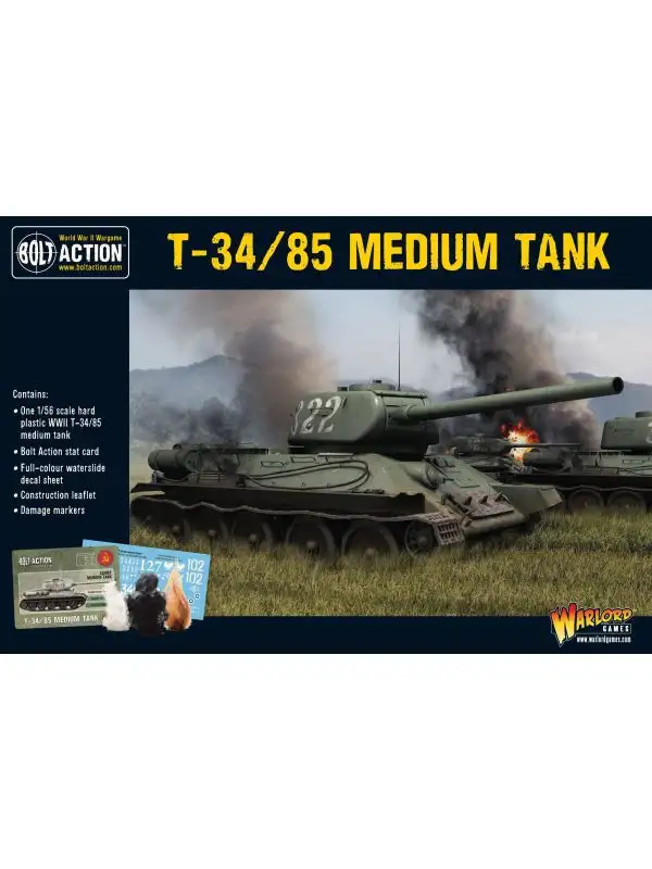 Bolt Action Soviet T-34/85 Medium Tank