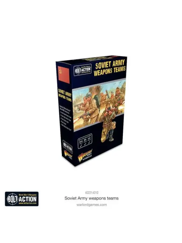 Bolt Action Soviet Army Weapons Teams