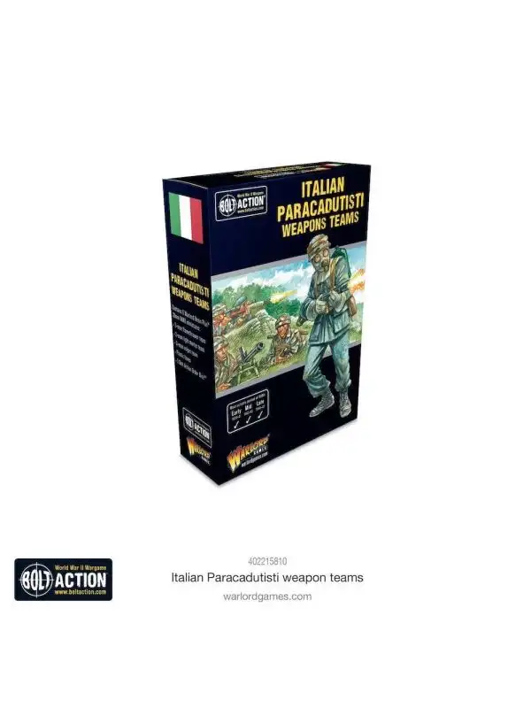 Bolt Action Italian Paracadutisti Weapons Teams