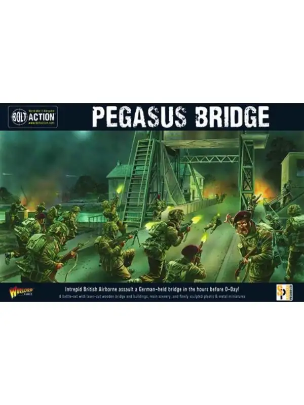 Bolt Action Pegasus Bridge Starter Set 2nd Edition with Terrain, Figures & More