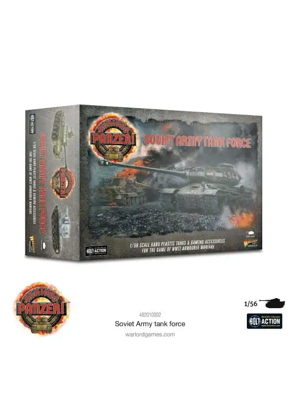 Bolt Action Achtung Panzer! Soviet Army Tank Force Starter Set with Tanks & More