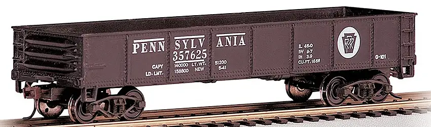 40' Gondola Pennsylvania HO Scale Bachmann Trains