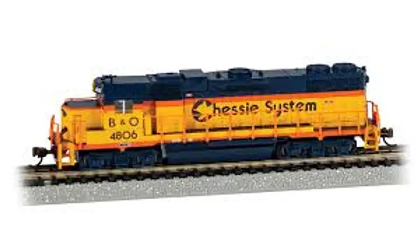 N GP38-2 Diesel Locomotive DCC Ready Chessie System #4806