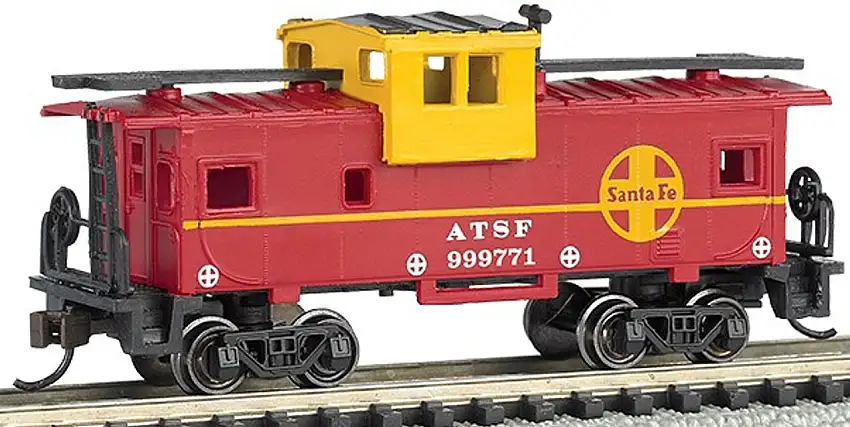 36Ã‚â€™ Wide Vision Caboose Santa Fe #999771 N Scale Bachmann Trains