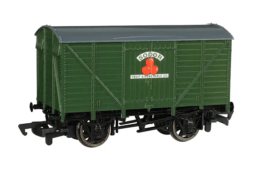 Thomas & Friends Sodor Fruit & Vegetable Co Ventilated Van HO Scale Bachmann Trains