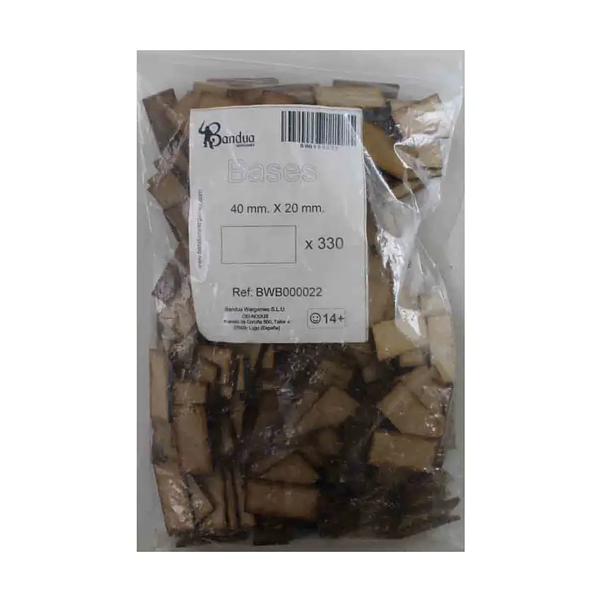 40x20mm Rectangle Bases