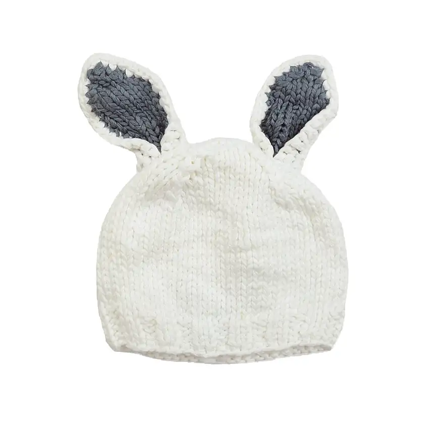 Bamboo Bailey Bunny Hand-knit Hat
