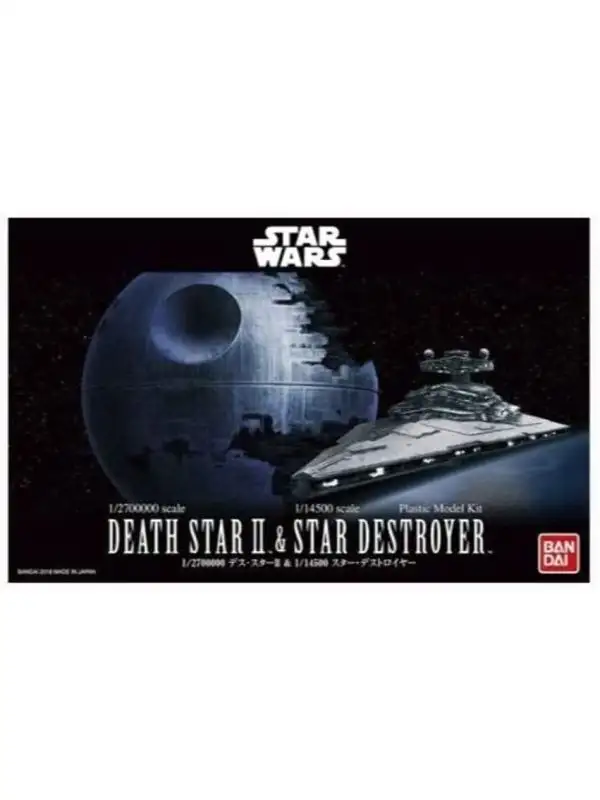 Bandai 2419265 Star Wars Death Star II & Star Destroyer Scale Plastic Model Kits