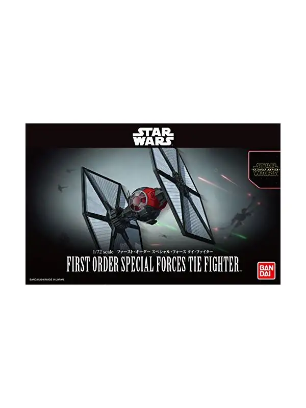 Bandai 2378862 Star Wars First Order Special Forces TIE Fighter 1/72 Scale Kit