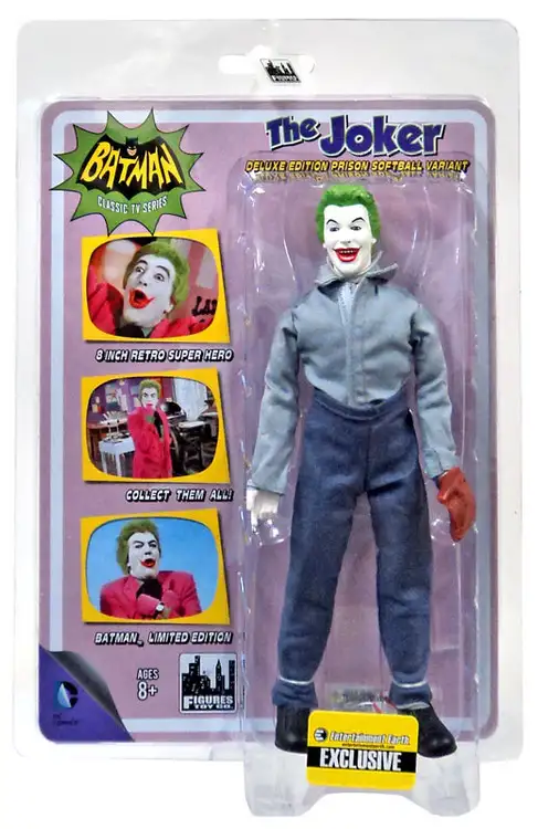 DC Batman The Joker Exclusive Action Figure [Classic TV Series (1966), Prison Softball Variant]