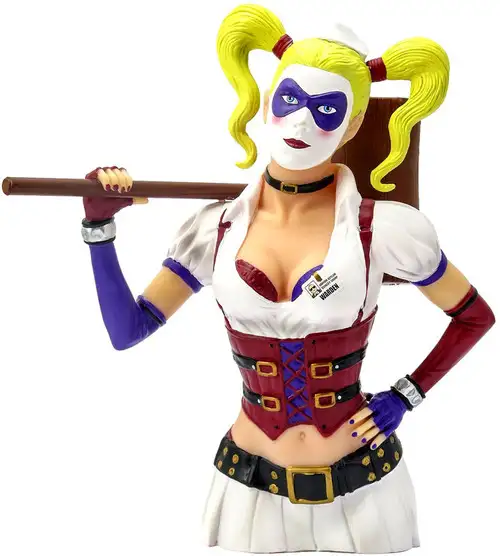 Batman Arkham Asylum Harley Quinn Bust Bank