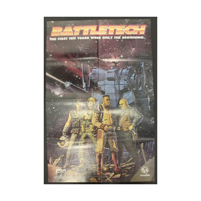 Battletech 10th Anniversary Poster