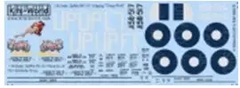 Warbird Decals Kits World 148078 1/48 Spitfire Hava Go Jo, Avagrog