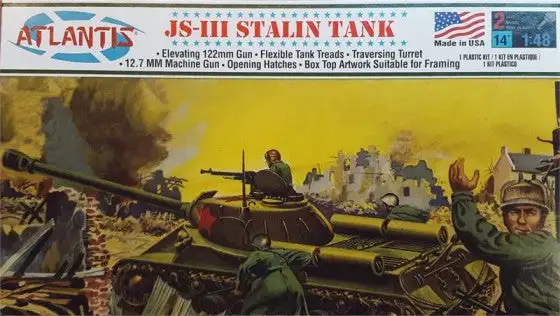 Atlantis Models 303 1/48 Russian JS III Stalin Tank (formerly Aurora)