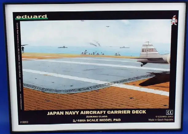 Eduard 8803 1/48 WWII IJN Aircraft Carrier Deck (15-1/2" x 11-3/4") (Plastic)
