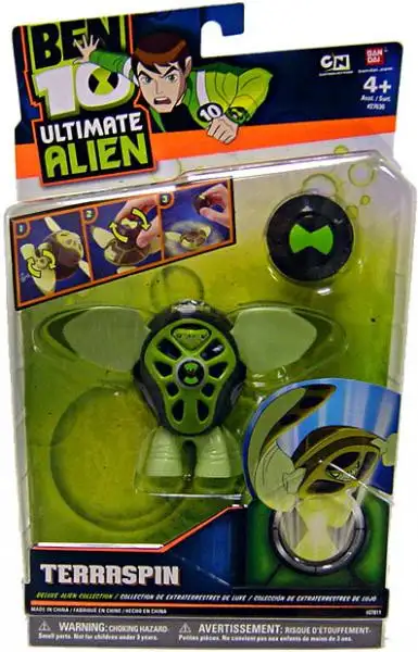Ben 10 Ultimate Alien Deluxe Alien Collection Terraspin Action Figure