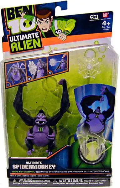 Ben 10 Ultimate Alien Deluxe Alien Collection Ultimate Spidermonkey Action Figure