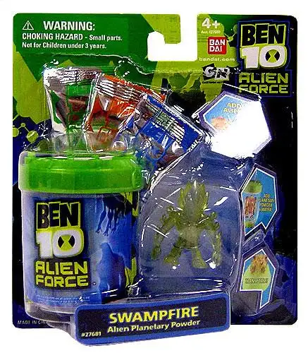 Ben 10 Alien Force Alien Planetary Powder Swampfire Planetary Powder Set
