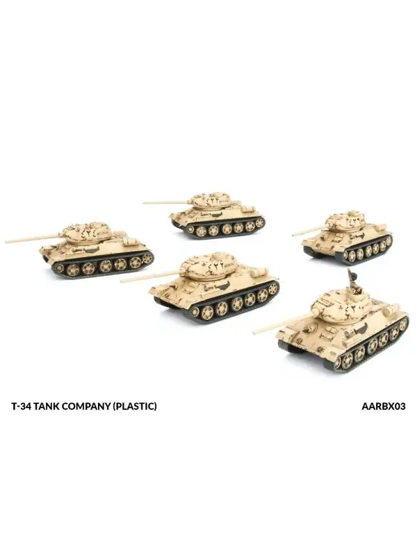 Fate of a Nation AARBX03 T-34 Tank Company Gaming Miniatures