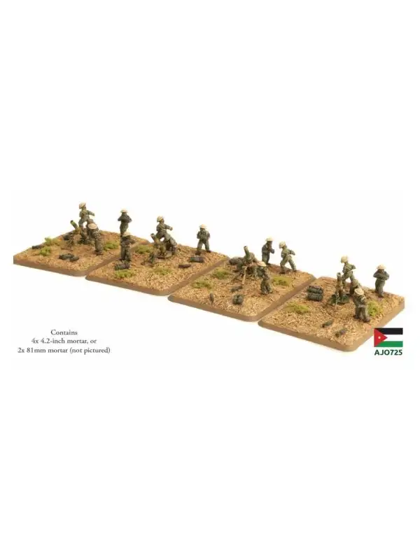 Fate of a Nation AJO725 Mortar Platoon Gaming Miniatures