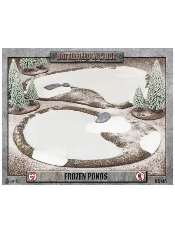 Battlefront BB146 Frozen Ponds (Winter) Gaming Terrain