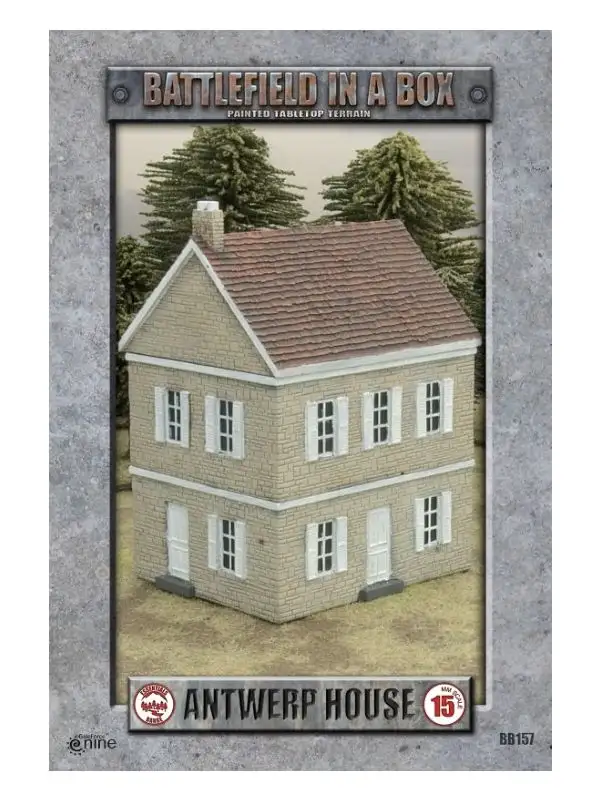 Battlefront BB157 European House Antwerp (1) Gaming Terrain
