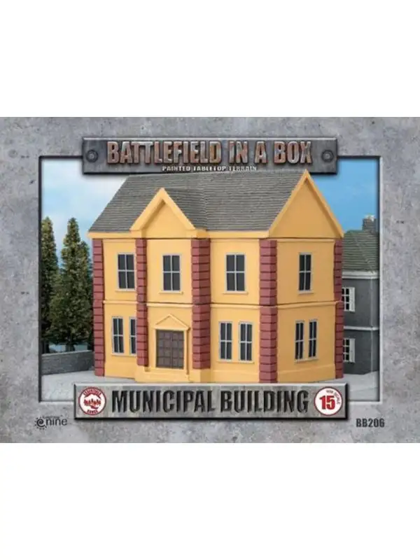 Battlefront BB206 European Municipal Building for use with Gaming Miniatures