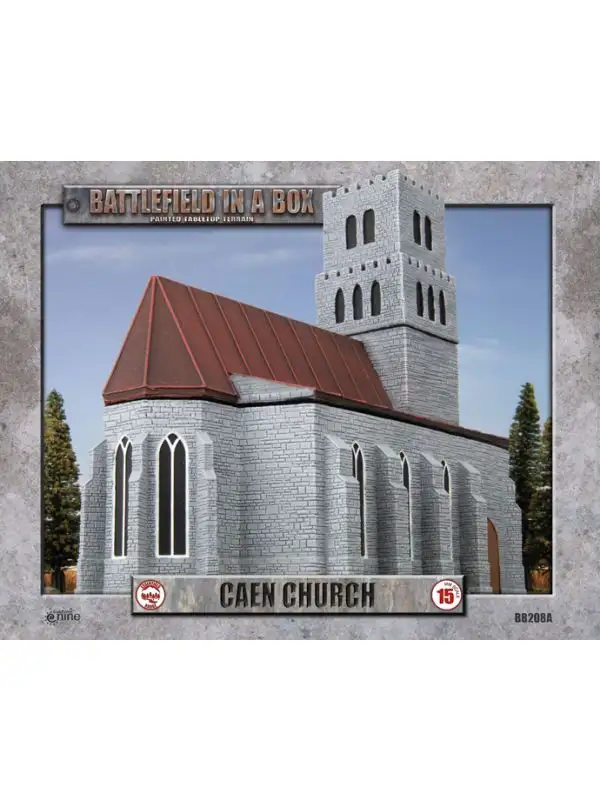 Battlefront BB208A Caen Church Assembled & Painted for Gaming Limited Edition