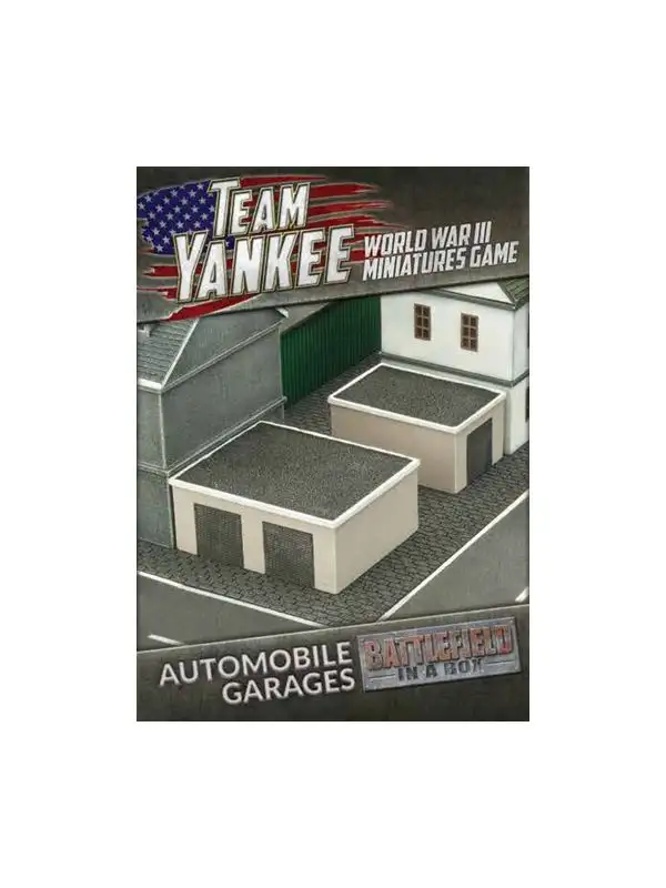 Battlefront BB211 Modern Automotive Garages (2) Gaming Terrain