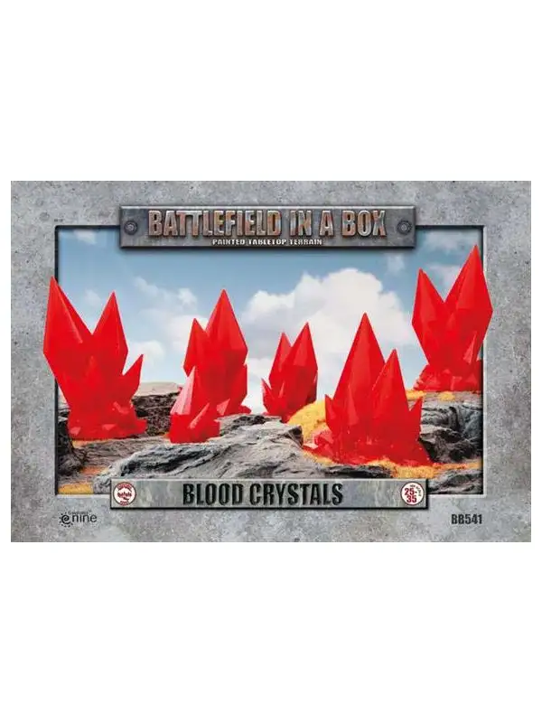 Battlefront BB541 Features: Red Blood Crystals (6) Gaming Terrain