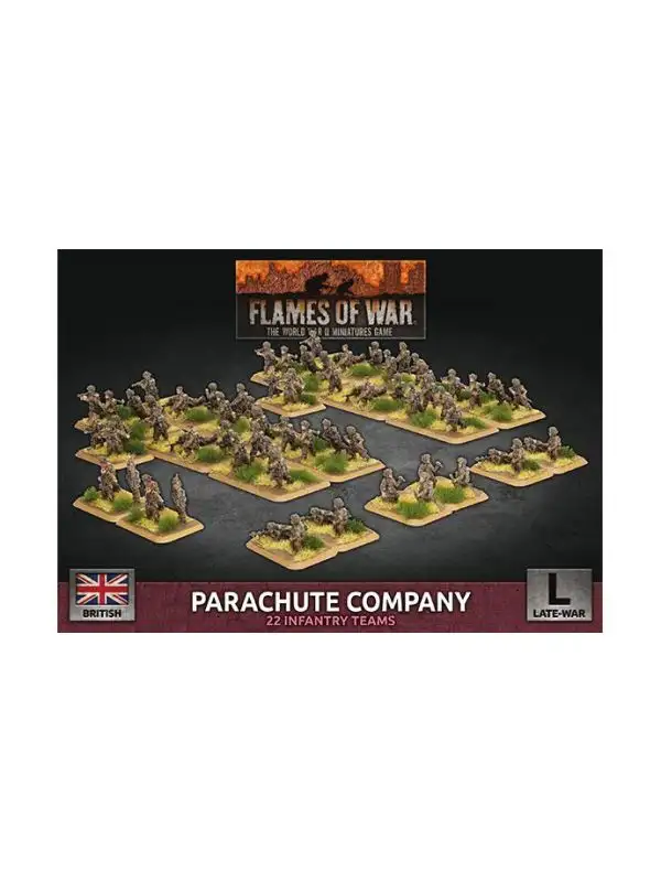 Flames of War BBX49 Parachute Company (Plastic) Gaming Miniatures