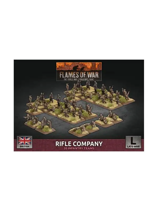 Flames of War BBX53 Rifle Company Plastic Gaming Miniatures