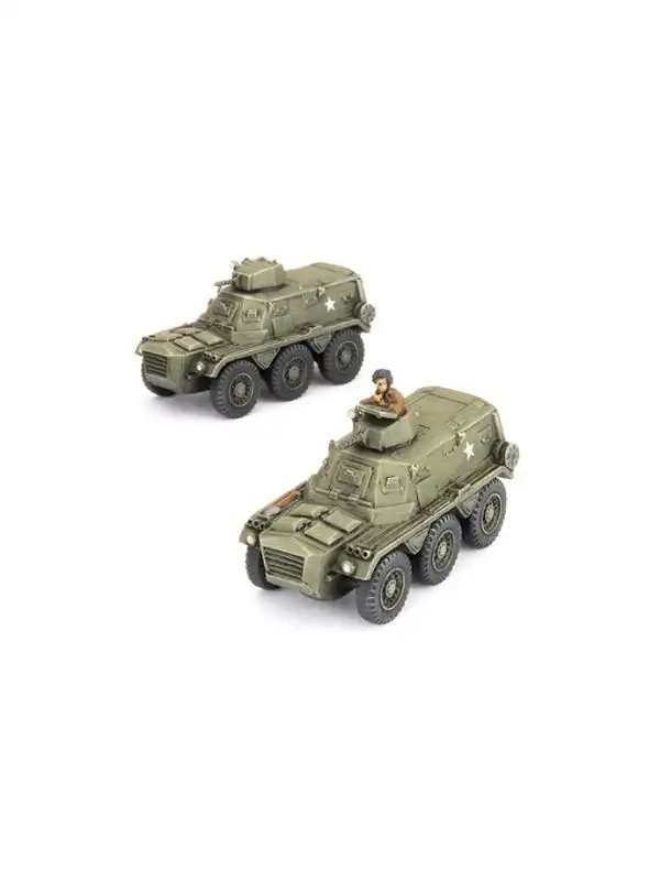 Flames of War BR370 Saracen Armoured Personnel Carrier (2) Gaming Miniatures