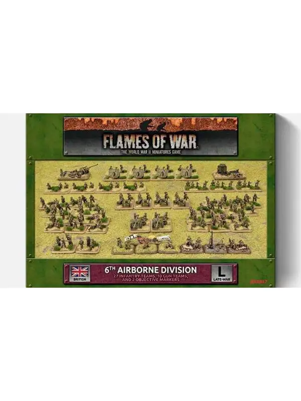 Flames of War BRAB17 6th Airborne Army (Infantry & More) Gaming Miniatures
