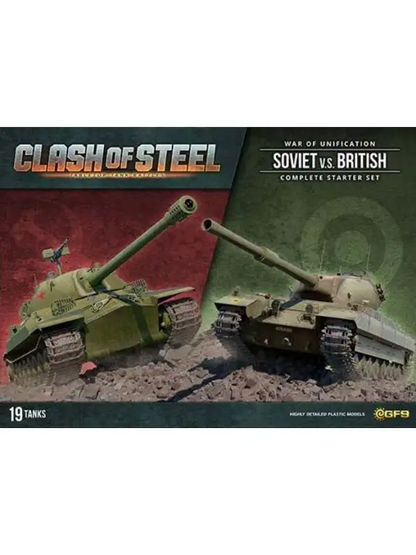 Clash of Steel CS04 War of Unification Soviet vs British Starter Set
