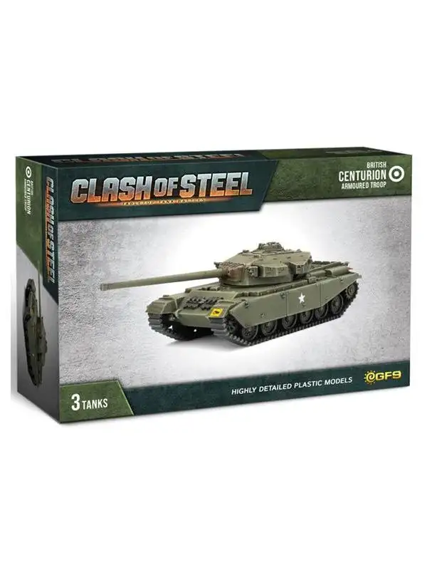 Clash of Steel CSB02 Centurion Armoured Troop (3 Tanks) Gaming Miniatures