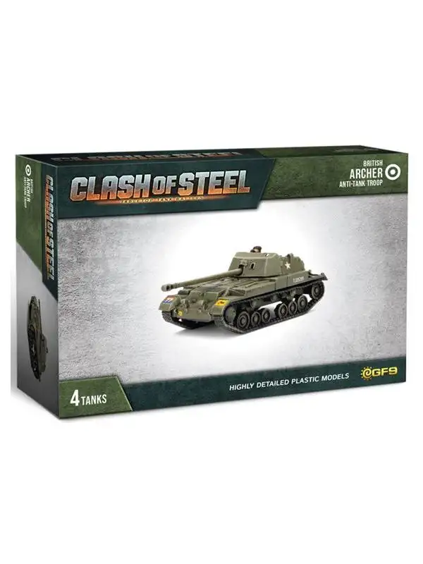 Clash of Steel CSB07 Archer Anti-Tank Troop (4 AT Guns) Gaming Miniatures